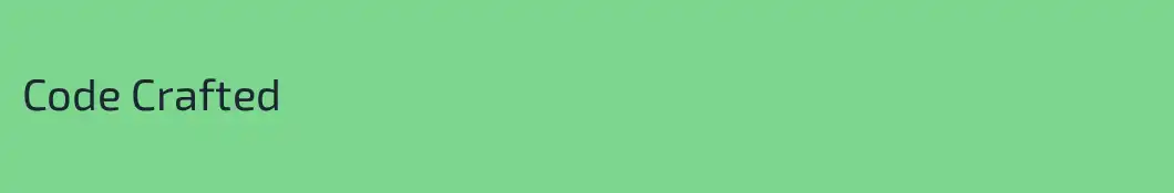Code Crafted